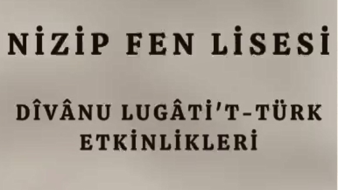 Dilimizin Zenginlikleri Projesi Divan-u Lügati't Türk Etkinlikleri Yapıldı.